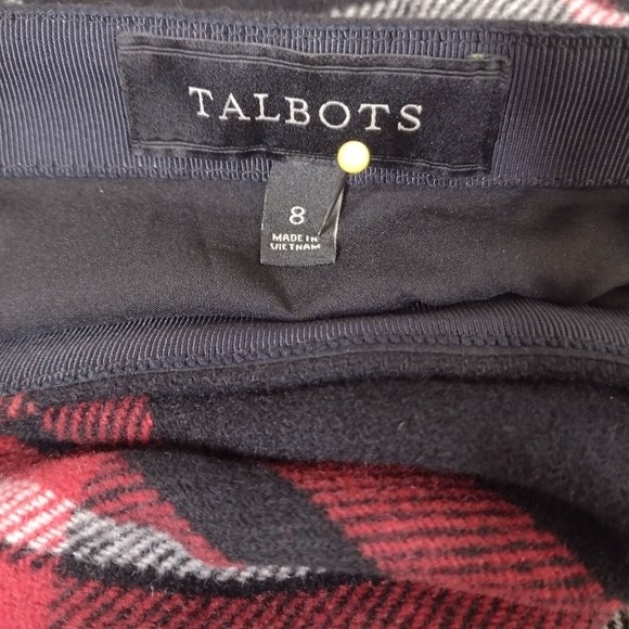 Talbots Wool Blend Skirt Size 8 Classic Winter Preppy - Picture 5 of 6